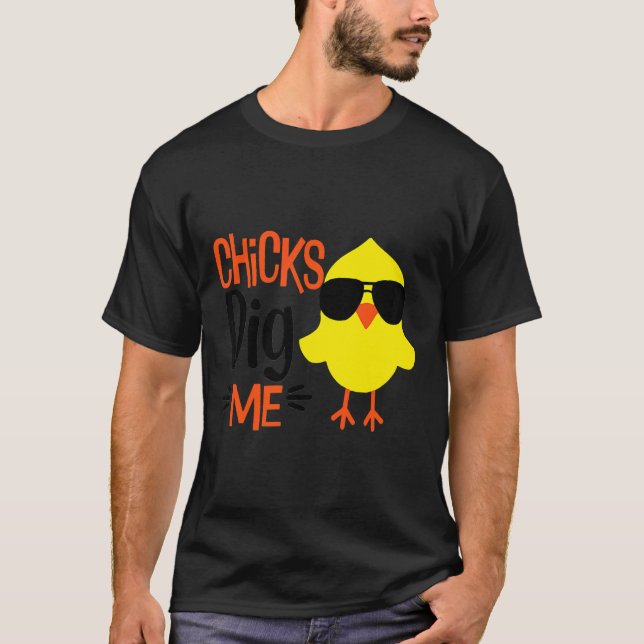 Chicken Cute Baby Chick   T-Shirt (Front)