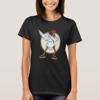 Chicken Dabbing  Chickens Farm Farmer Dab Dance T-Shirt