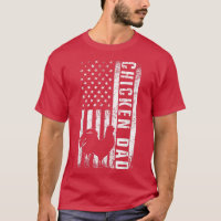 Chicken DAD American Flag Poultry Farmer Dad Fathe