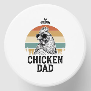 Chicken Dad Vintage Sunset Funny Chicken Lover Shi Mini Candle Favors