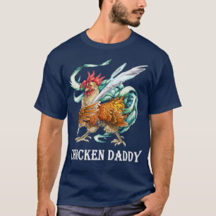 Chicken Daddy Chicken Dad Farmer Poultry Farmer  T-Shirt