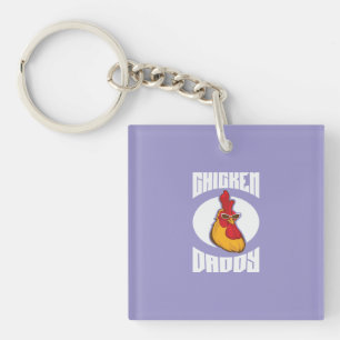 Chicken Daddy Farmed Poultry Keychain