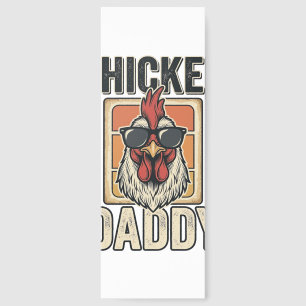 Chicken Daddy Funny Rooster Vintage Vector Shirt_1 Bookmarks