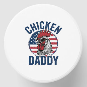 Chicken Daddy Rooster Vintage Patriotic Shirt Desi Mini Candle Favors