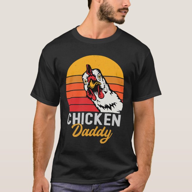 Chicken Daddy Vintage Farmer T-Shirt (Front)