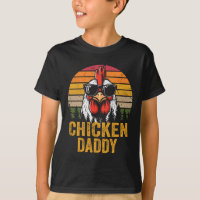 Chicken Daddy Vintage Rooster For Dad Farmer Fathe