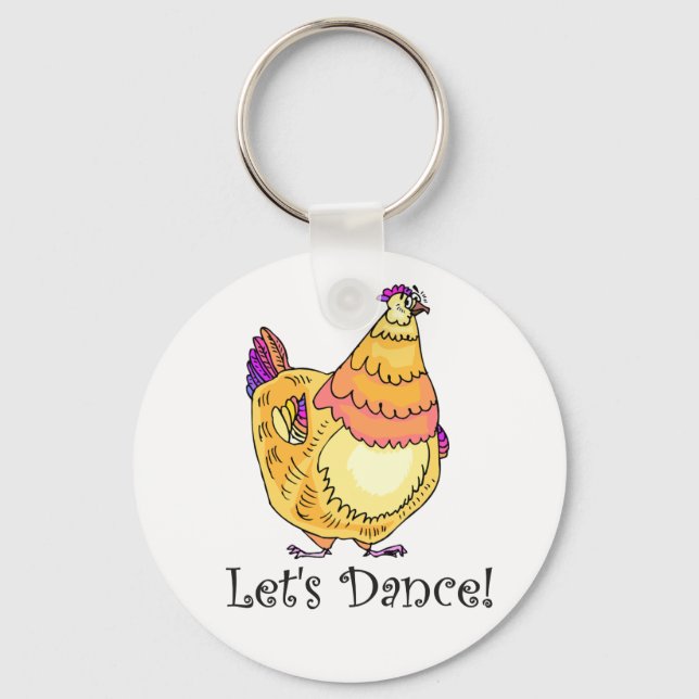 Chicken Dance Keychain (Front)