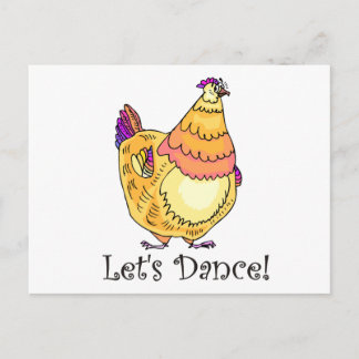 Chicken Dance Postcard