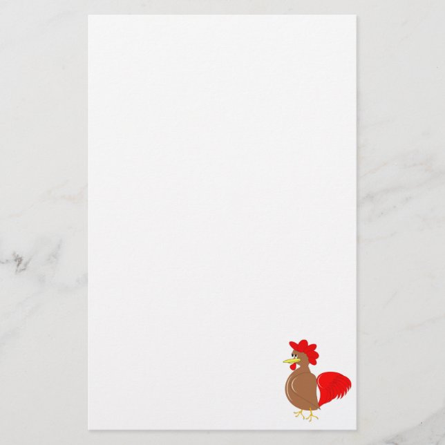Chicken Design Stationery (Front)