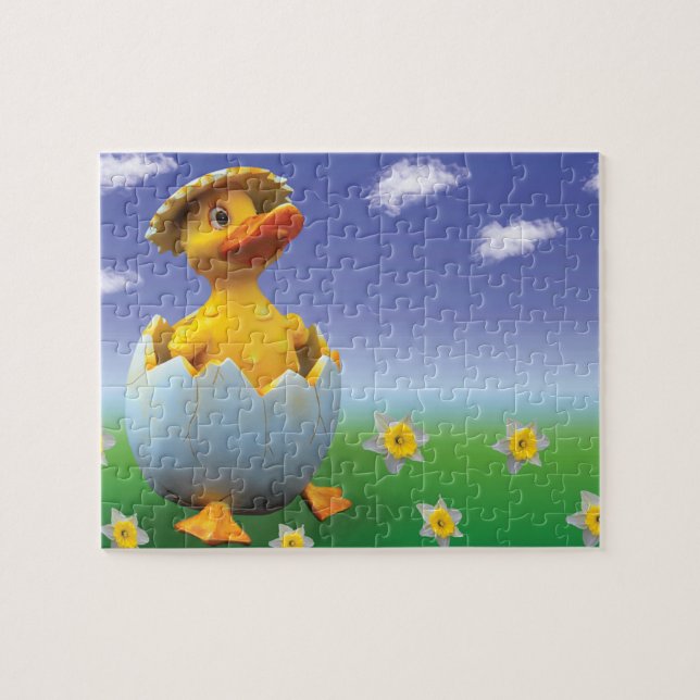 Chicken Designed Puzzle (Horizontal)
