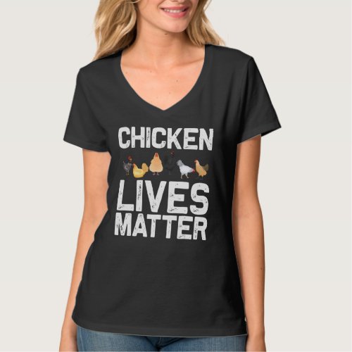 Chicken Designs For Men Women Farming Poultry Anim T_Shirt