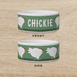 Chicken Dog Cat Pet<br><div class="desc">Chicken Themed Pet Bowl for your dog or cat</div>
