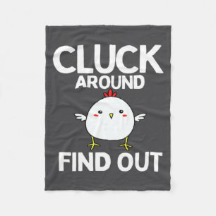 Chicken Easter Chick  Fleece Blanket