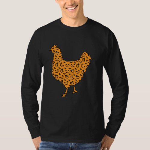 Chicken Easy Halloween Outfit Hen Fowl Lazy Costum T_Shirt