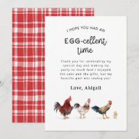 Chicken Egg-Cellent Birthday Party  