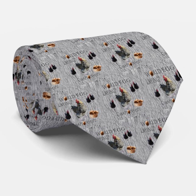 Chicken Egg Laying Championship, Neck Tie (Rolled)