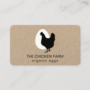 Chicken Egg Logo Hen for Country Farm Business Car Business Card
