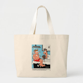 Chicken & Egg Pox Funny Medical Gifts & Cards Large Tote Bag