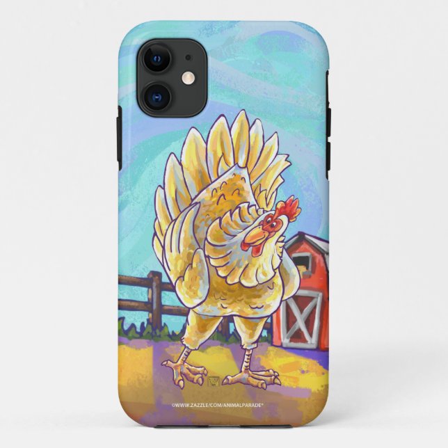 Chicken Electronics Case-Mate iPhone Case (Back)