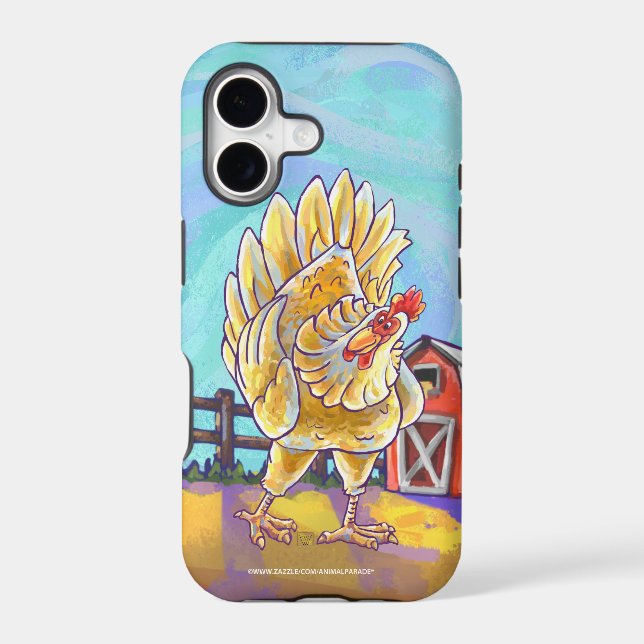 Chicken Electronics Iphone Case (Back)