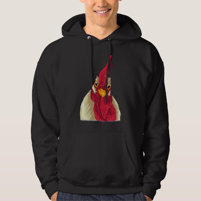 Chicken Face D Hoodie (Front)