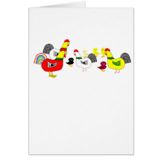 Chicken Family Cards