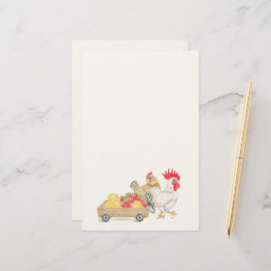 Chicken Family Stationery 