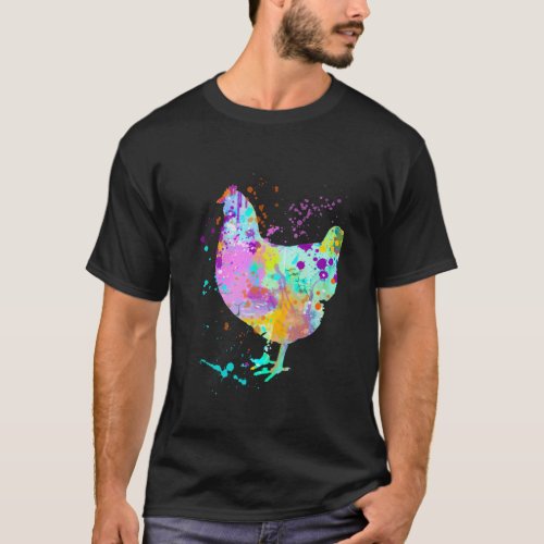 Chicken Farm Animal For Mom Pet Owner Love Chicken T_Shirt