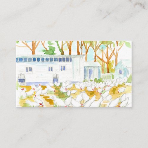 Chicken Farm Barn Fresh Eggs Fryers  Business Card