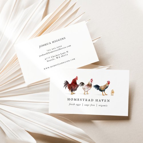 Chicken Farm Business Card