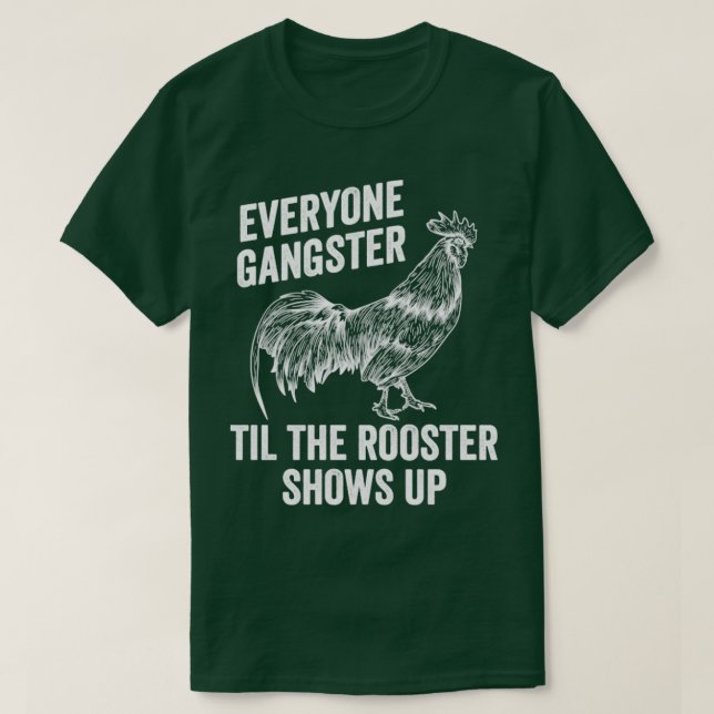 Chicken Farmer Chicken Lover Rooster Hen Funny1 T-Shirt (Design Front)