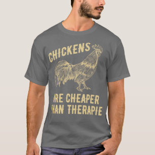 Chicken Farmer Chicken Lover Rooster Hen Funny4 T-Shirt