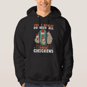 Chicken Farmer Chicken Whisper Farm Animal Poultry Hoodie