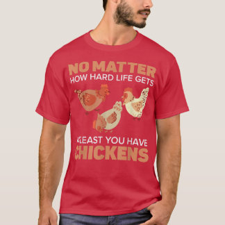 Chicken Farmer Chicken Whisper Farm Animal Poultry T-Shirt