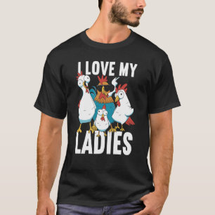 Chicken Farmer Chicken Whisper Farm Animal Poultry T-Shirt