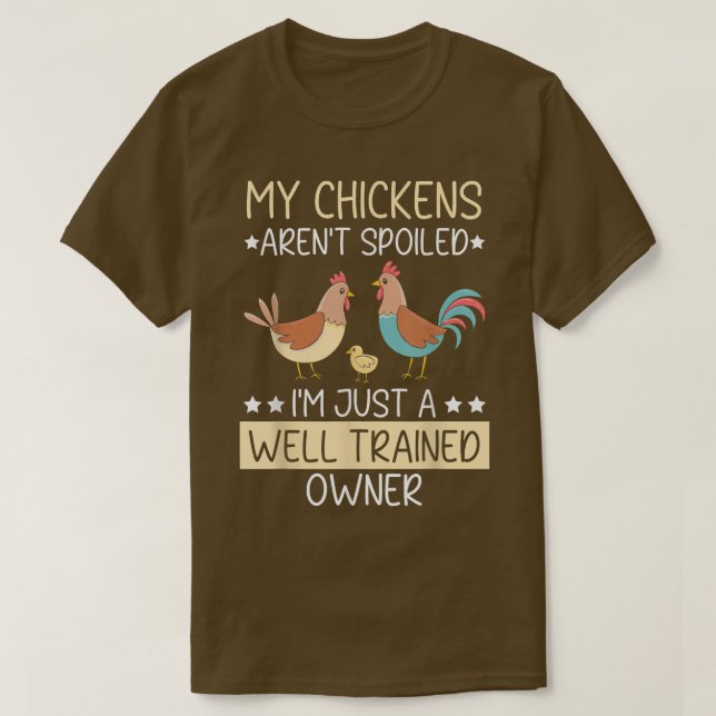 Chicken Farmer Chicken Whisper Farm Animal Poultry T-Shirt (Design Front)