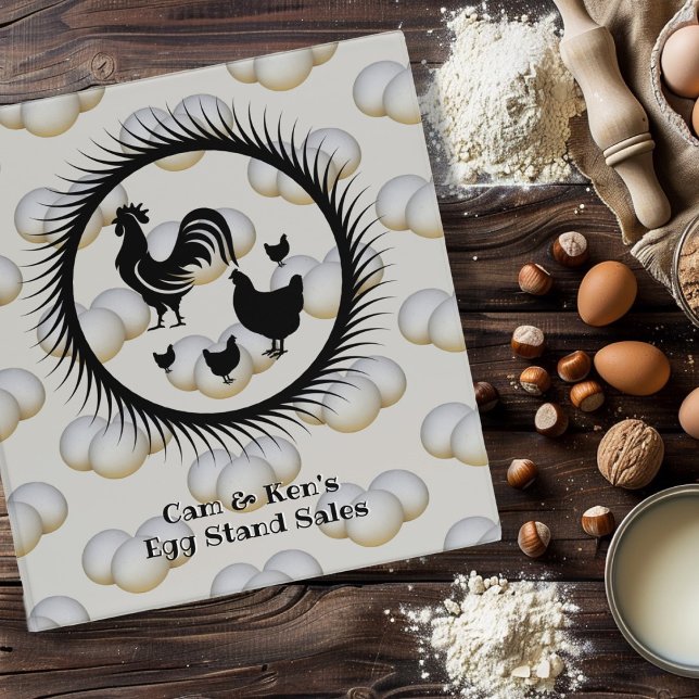 Chicken Farmer Eggs Business 3 Ring Binder (Creator Uploaded)