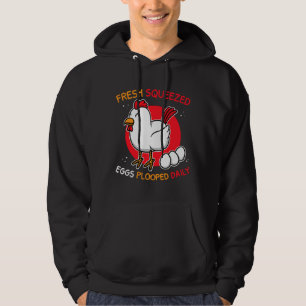 Chicken Farmer Eggs Plooped Daily   Hoodie