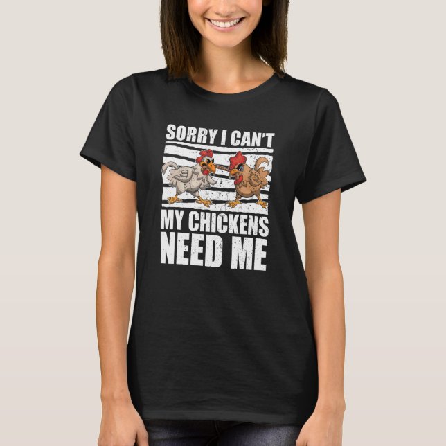 Chicken  Farmer  Farm Animal Bird Farming Chicken T-Shirt (Front)