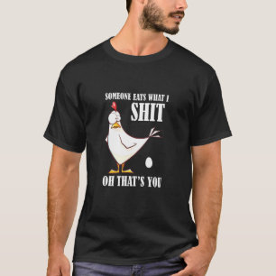 Chicken Farmer Rooster Woman Girl Agriculture Chic T-Shirt