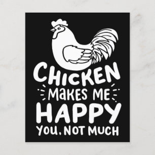 Chicken Farmer Sarcastic Gift  Gift For Birthday  Flyer