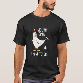 Chicken Farmer Woman Agriculture Rooster Girl Chic T-Shirt