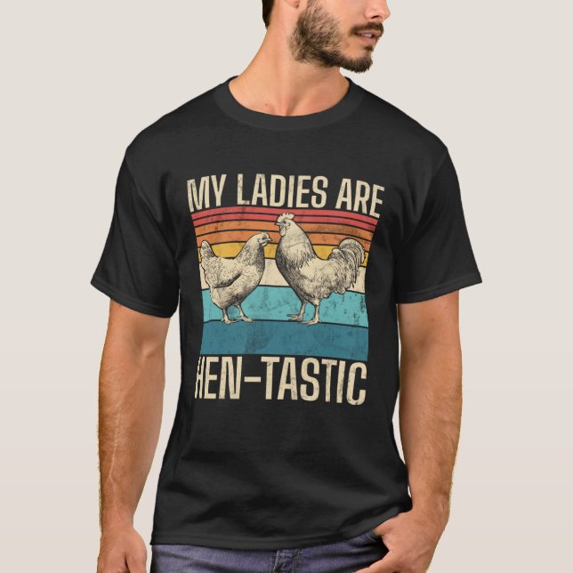 Chicken farmers and farmers grow chickens hobby ch T-Shirt (Front)