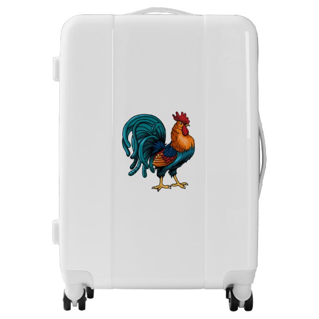 Chicken Farming Farmer Luggage (Front)