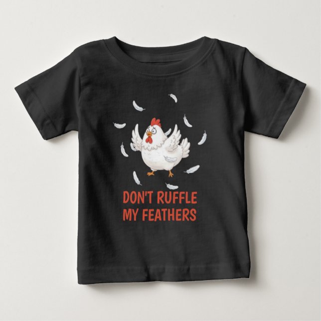 Chicken Feathers Toddler T-shirt (Front)