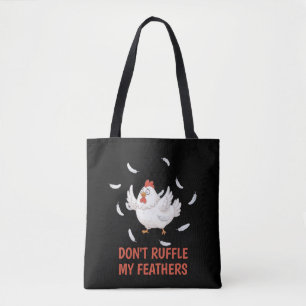 Chicken Feathers Tote Bag