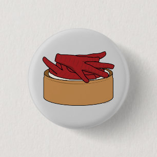 Chicken Feet Dim Sum Chinese Phoenix Claw steamed Pinback Button