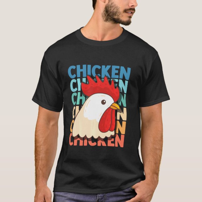 Chicken Flock Egg Hen Farmer Grower Backyard T-Shirt (Front)