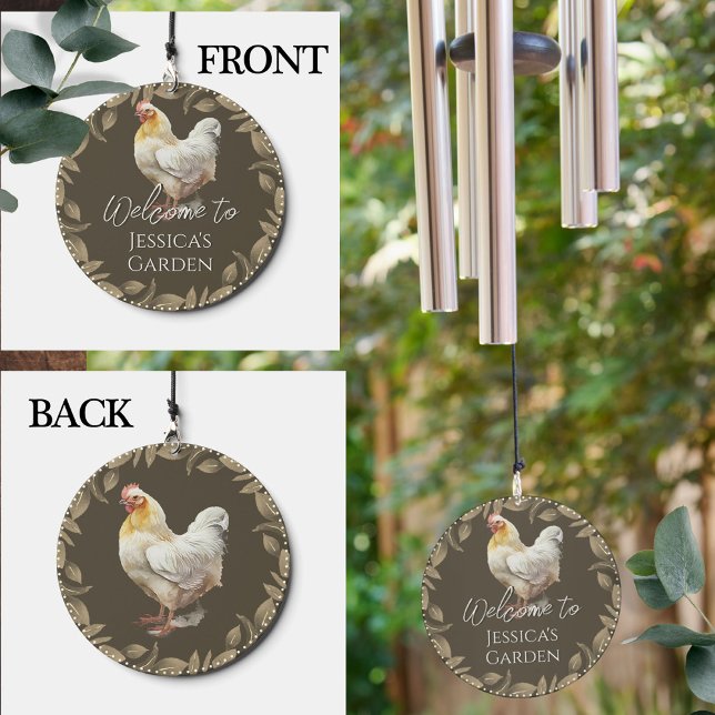 Chicken Floral Garden Wind Chime (Creator Uploaded)