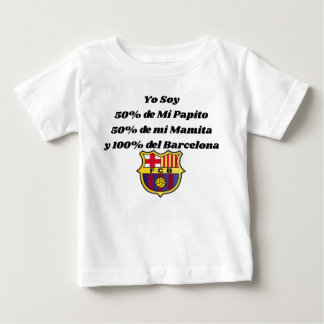 Chicken for babies and children with Barcelona fan Baby T-Shirt